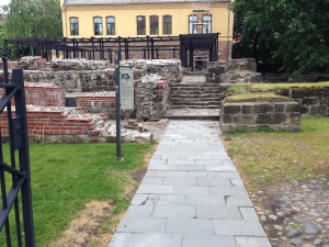 Ved porten til St Olavsklosteret
